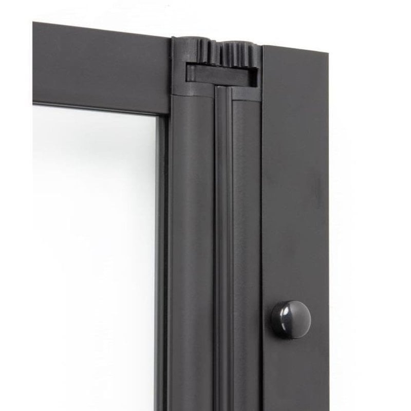 Gelco Pare Baignoire 4 volets - LEXIA Noir - 110 x 140