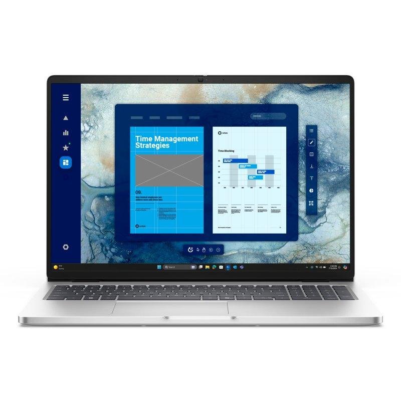 Portatile Dell Pro 16 PC16250 16" Intel Core Ultra 7 255U 16GB Windows 11 Pro 512GB SSD Intel Grafica Sicurezza biometrica