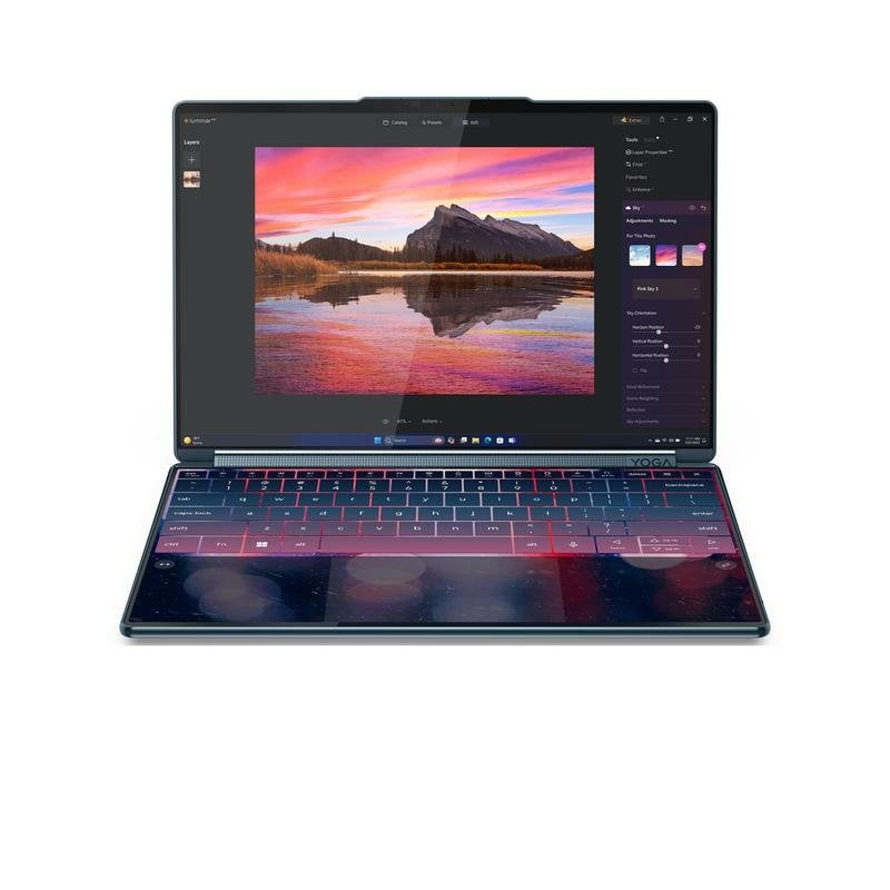 Portatile Lenovo Yoga Book 9 14IAH10 14" Intel Core Ultra 7 255H 32GB Intel Arc 140T 1TB SSD Windows 11 doppio schermo
