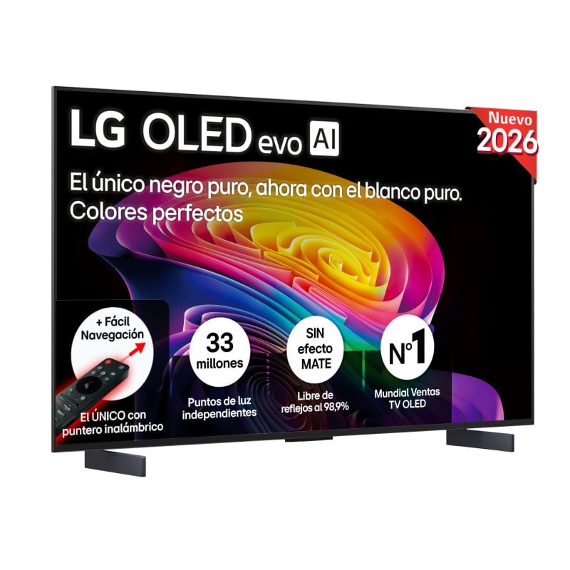 TV LG OLED evo AI OLED42C64LA 42" 4K UltraHD 120Hz Smart TV WebOS Dolby Vision Atmos