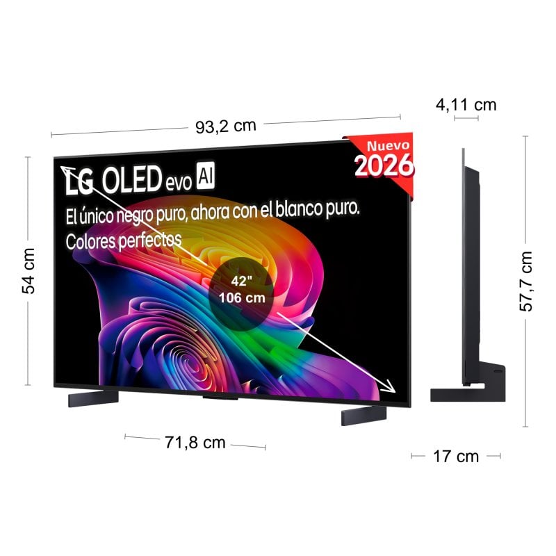 LG OLED42C64LA - vue 3