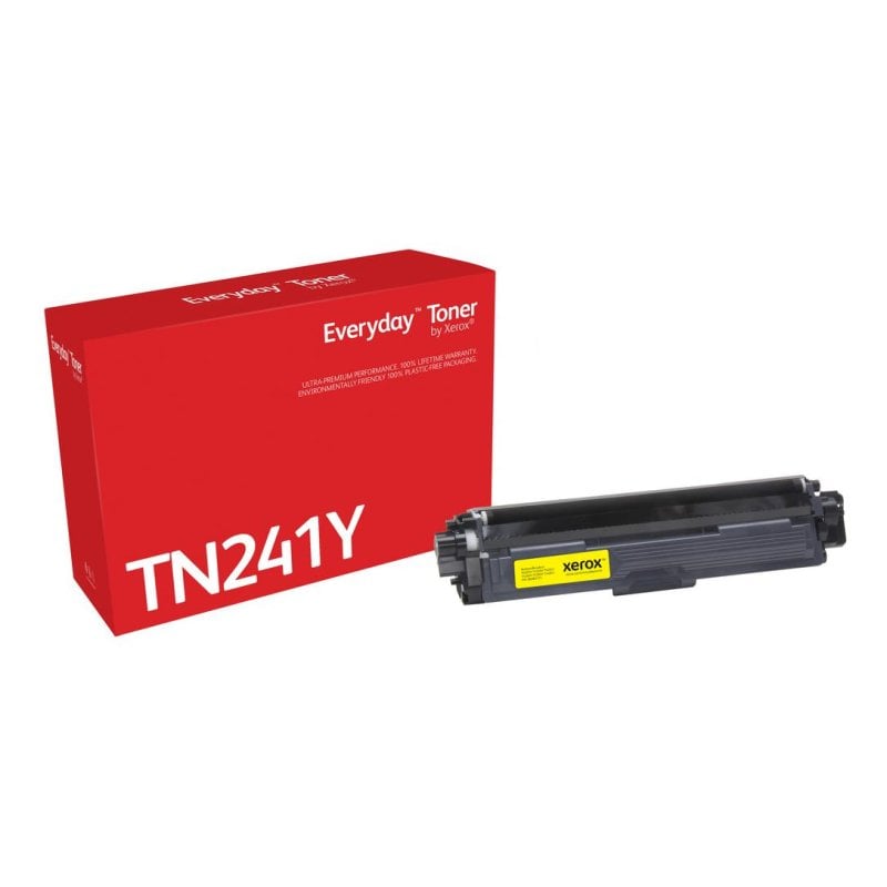 Xerox Jaune compatible cartouche de toner alternative pour : Brother TN221Y pour Brother HL 3170CDN HL 3170CW - vue 2