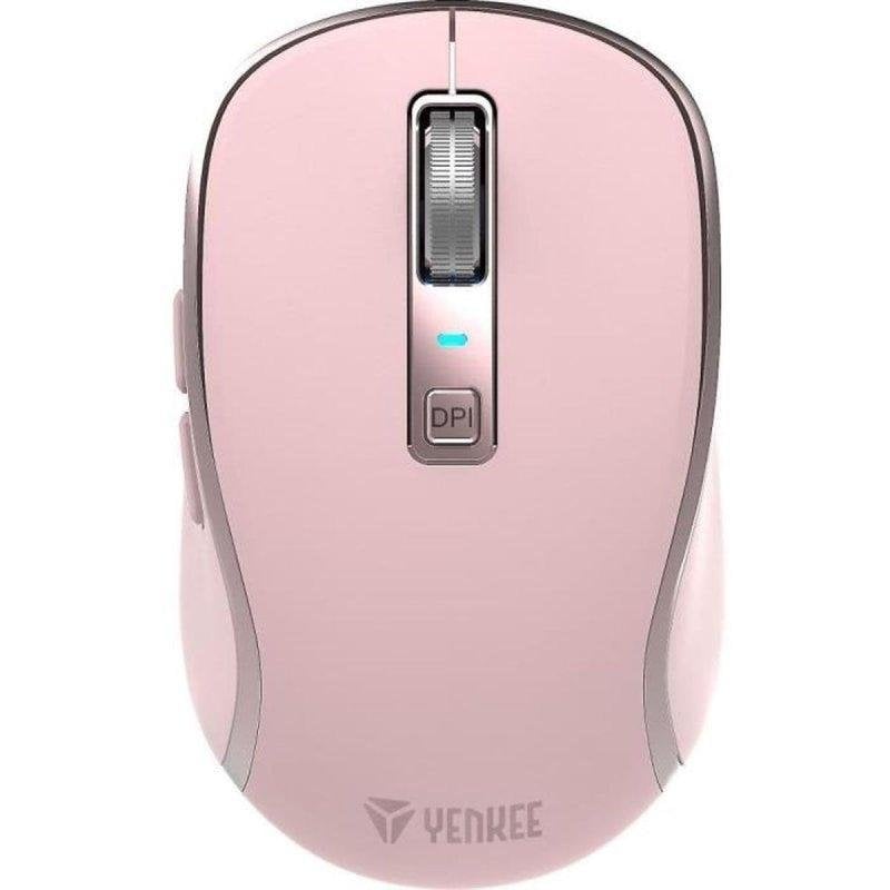 Ratón Yenkee YMS 2085PK Inalámbrico Bluetooth 2400 DPI Rosa 5 Botones