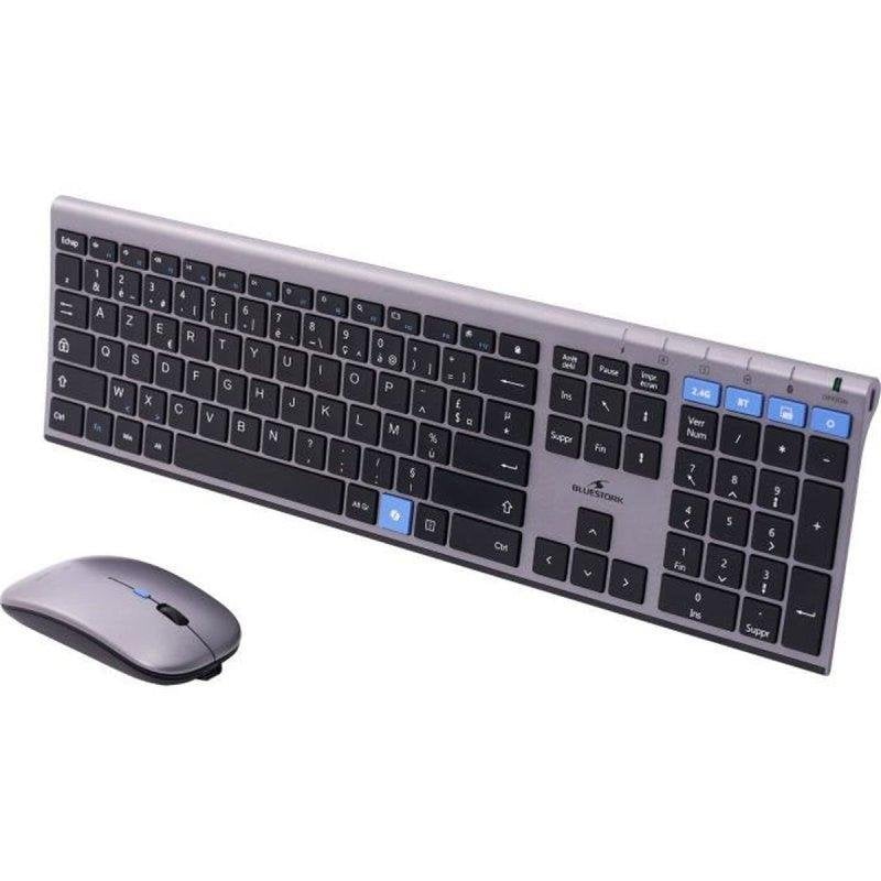 Ensemble Clavier Souris BLUESTORK Pack Grapheme – Sans Fil, AZERTY, Rechargeable - vue 6