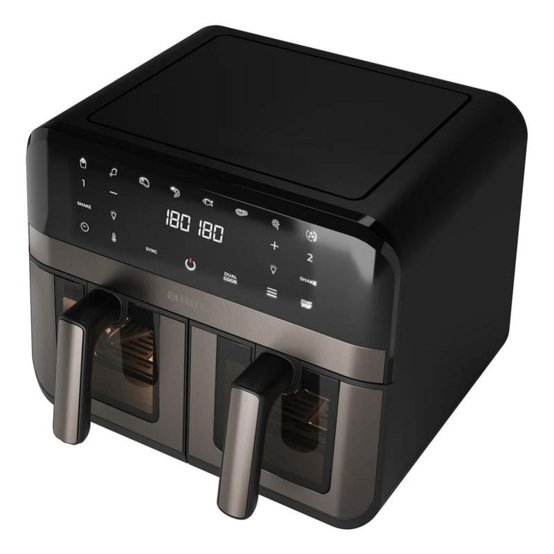 Friteuse sans Huile Aiwa AFR 9000 Double Cuvette 8 Programmes