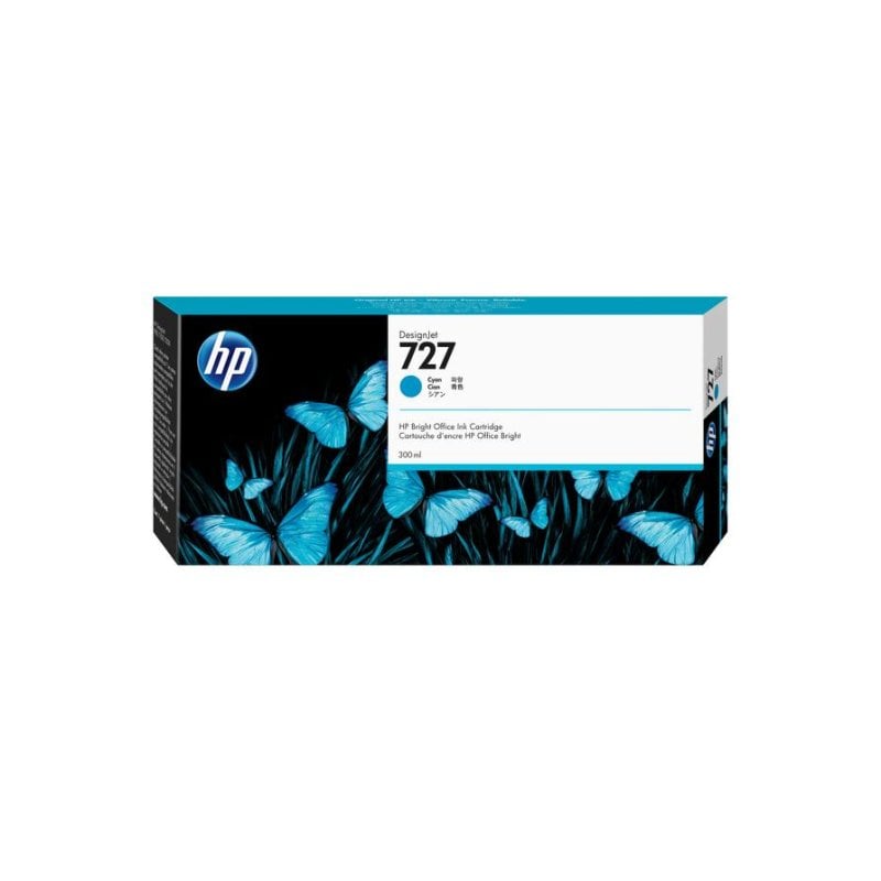 HP DesignJet 727 Tintenpatrone Cyan 300 ml