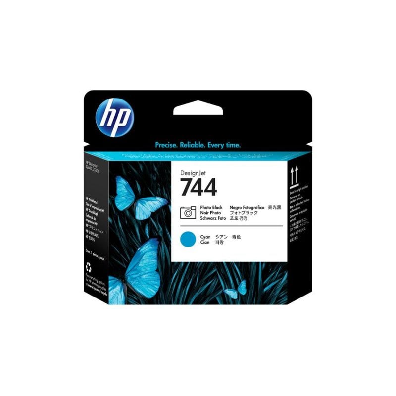 Cabezal d'impression HP DesignJet 744 noir photo/cyan