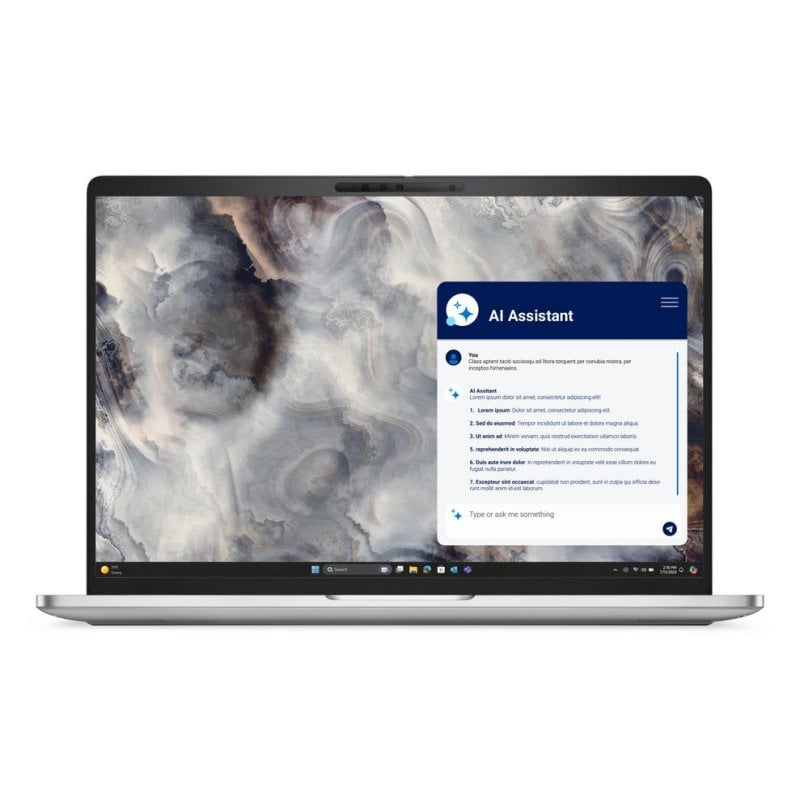 Portátil DELL Pro 16 Plus PB16250 16" Intel Core Ultra 7 255U 16GB Windows 11 Pro 512GB SSD Gráficos Intel chasis de aluminio