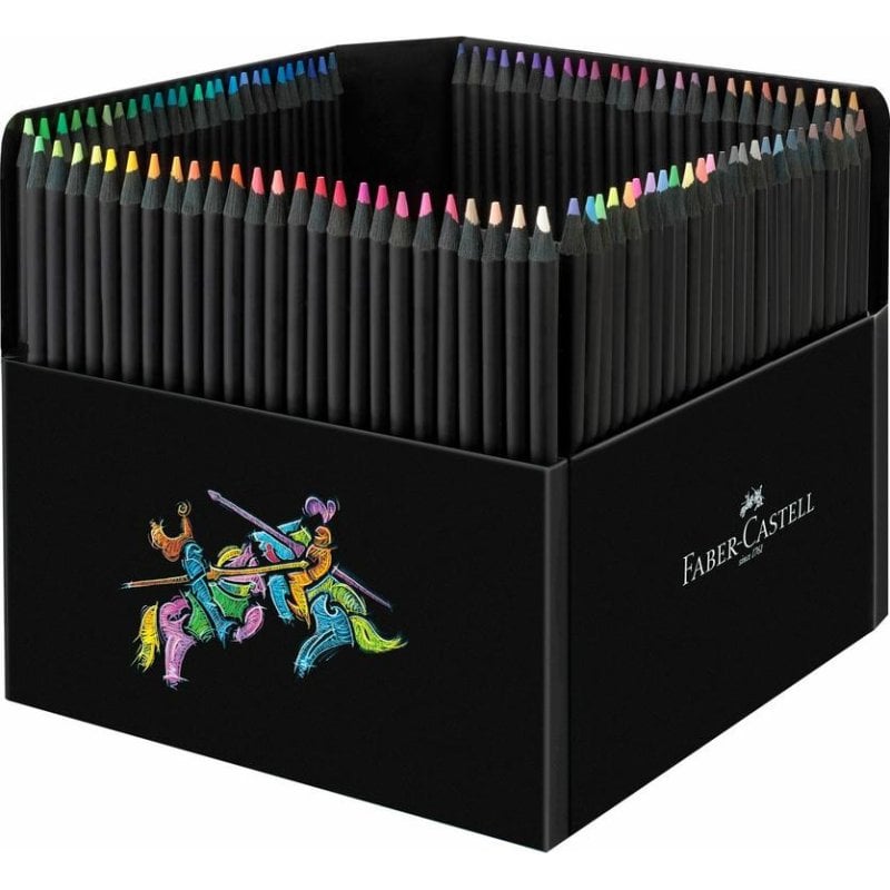 Lápis de cor Black Edition 100x Faber-Castell