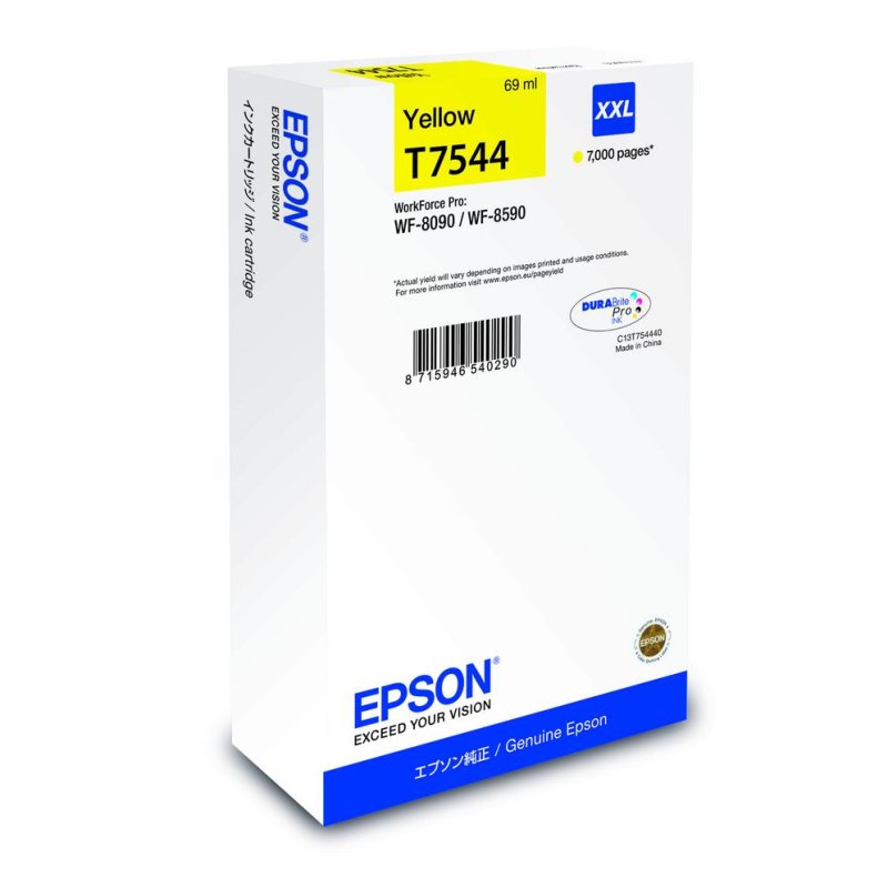 Epson Jaune C13T754440 - vue 6