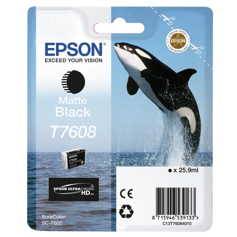 EPSON Cartouche d'encre T7608 Orque C13T76084010 - vue 3