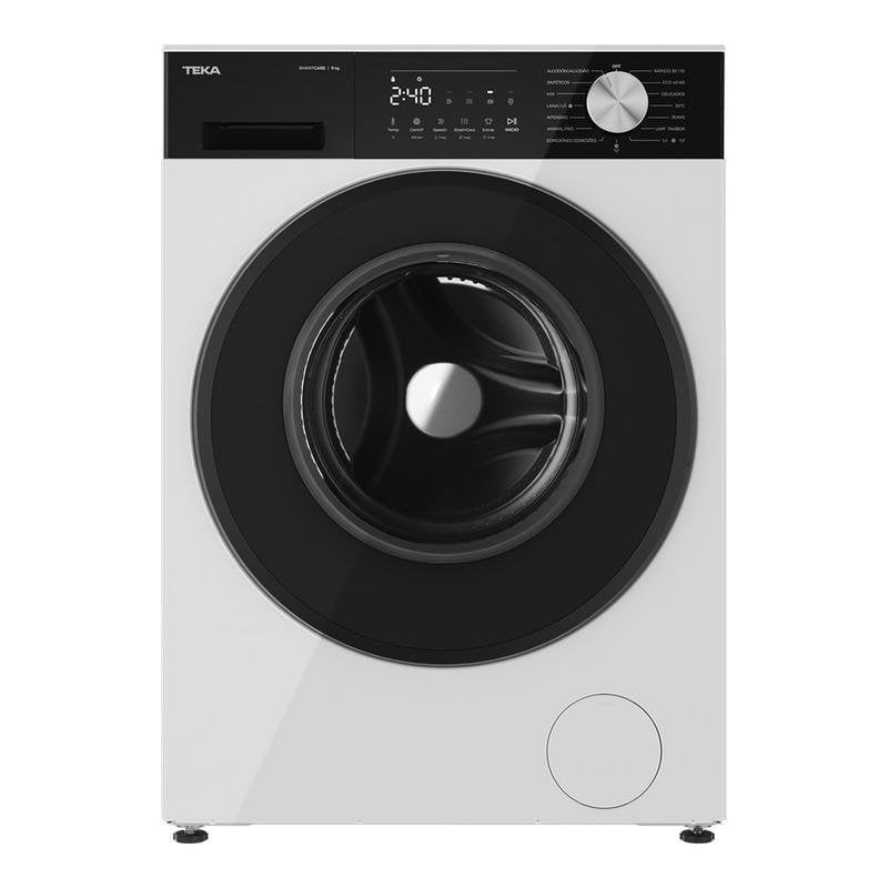 Máquina de Lavar Roupa Teka WM 20941 Carga Frontal 9 kg 1400 rpm Classe A Vapor Branca