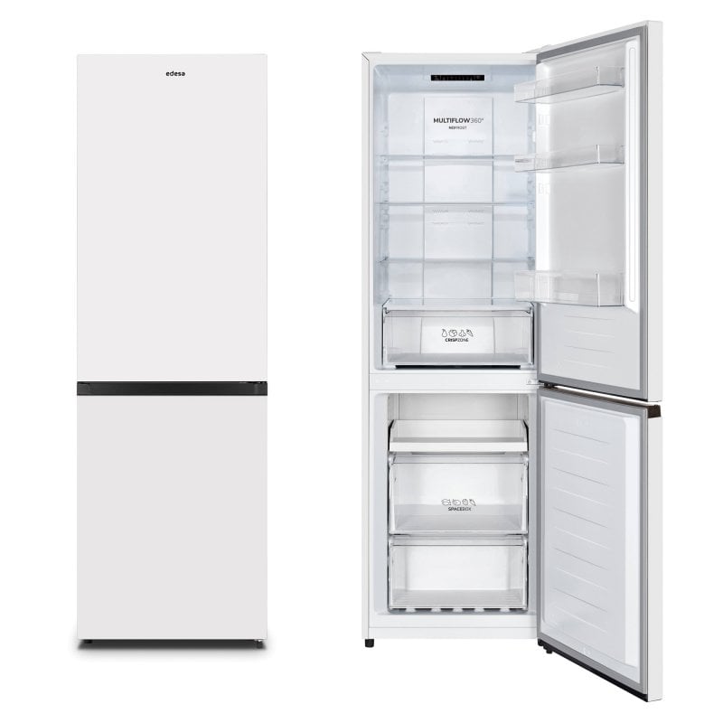 Frigorífico Combi Edesa EFC-18220 NF EX No Frost 186 cm 304 L E Blanco
