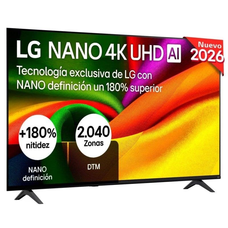 TV LG NANO 4K UHD AI 65NU8E0B3LA 65" 4K UHD 60Hz Smart TV WebOS HDR10