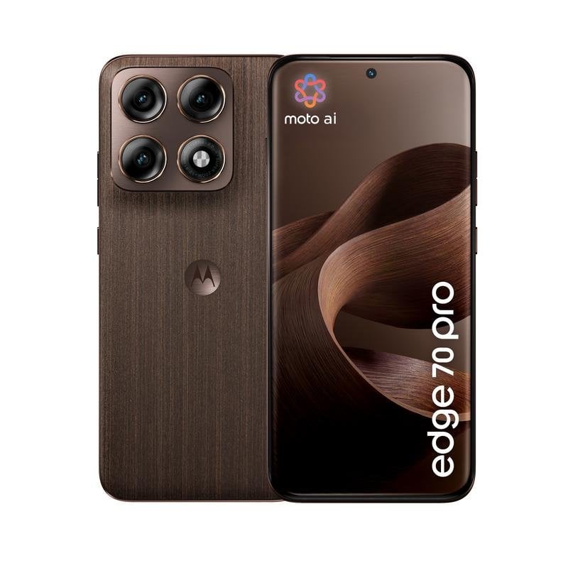 Motorola Edge 70 Pro 5G 12GB 6.78" 512GB Holz Dreifachkamera