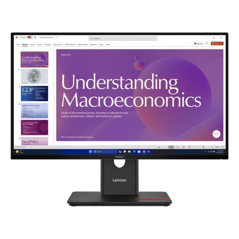 Monitor PC Lenovo ThinkVision T24D-40 23,8" FullHD 120Hz IPS Altezza regolabile