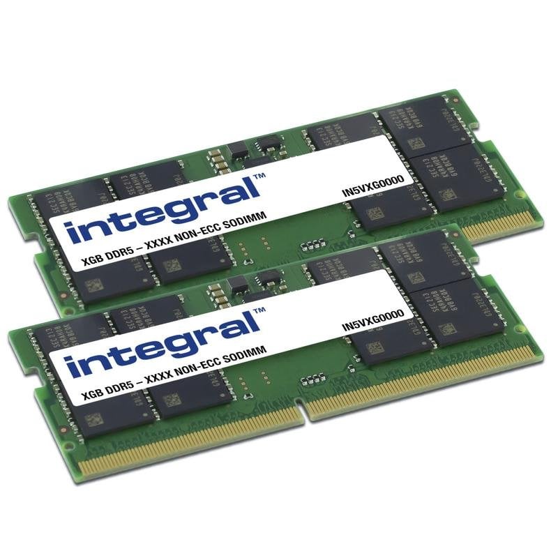 Arbeitsspeicher RAM Integral IN5V8GNHWBXK2 16GB 2x8GB DDR5 4800MHz CL40 SO-DIMM