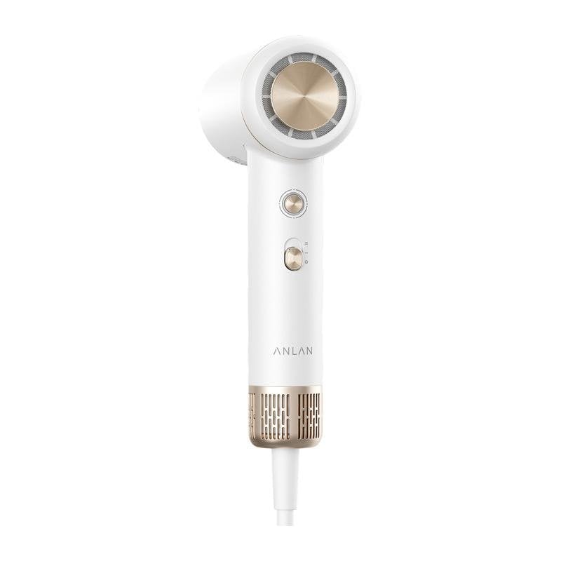 Sèche-cheveux Ionique ANLAN 05-ACFJ41-0VE 1600W 5 Températures 2 Vitesses Léger Blanc