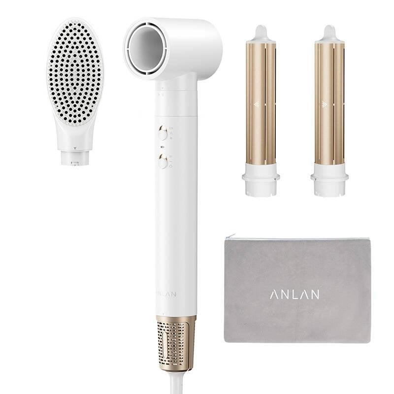 Moldeador Multifunción ANLAN 05-ACFS41-02E 1400W Tecnología Iónica 3 Temperaturas 4 Accesorios