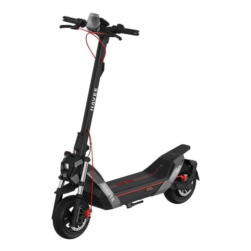 Patinete eléctrico Navee 1600W Autonomía 85km Suspensión doble Frenos disco Negro