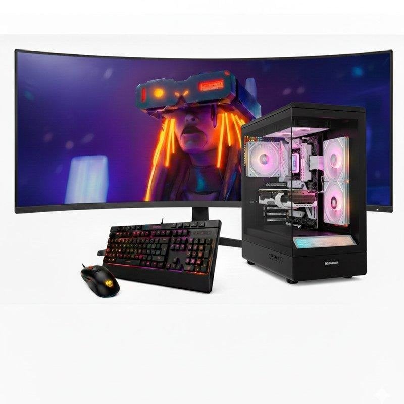 Desktop NeoPC Intel Core i9 14900KF 16GB 2TB SSD RTX 5070 Windows 11 Pro 34" Curvo