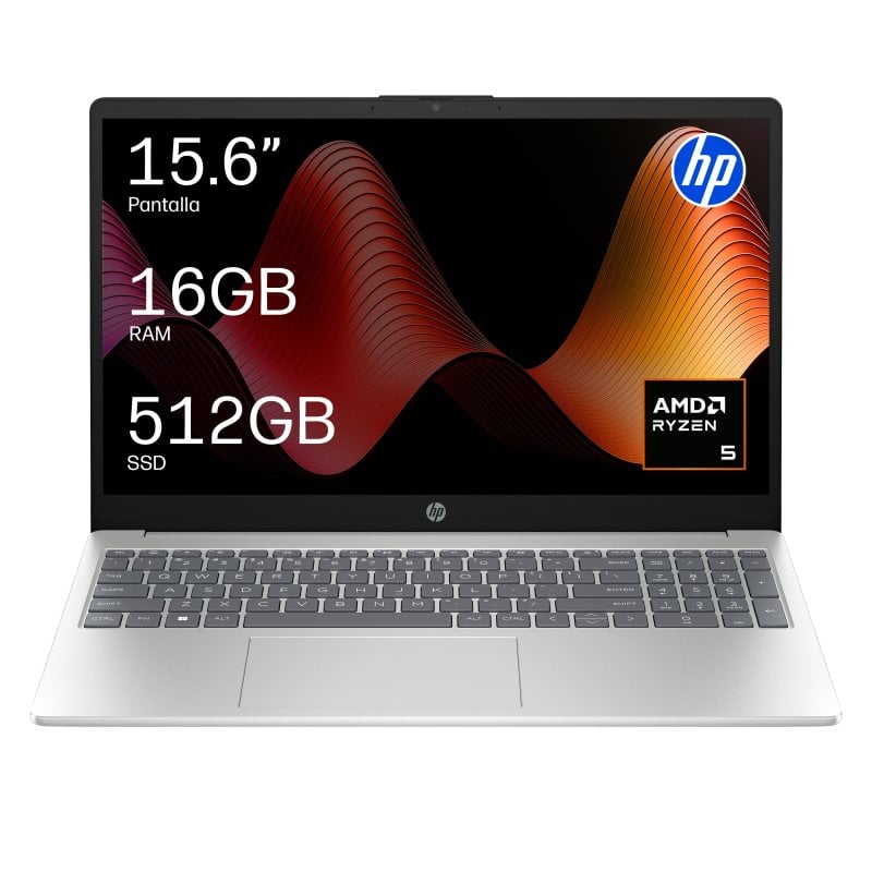 Portátil HP 15-fc1005ns 15.6" AMD Ryzen 5 7520U 16GB 512GB SSD Radeon 610M FreeDOS