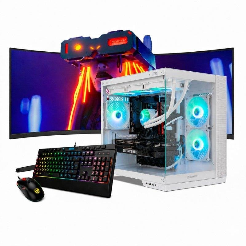 Desktop NeoPC Ryzen 7 7800X3D 16GB RAM RX 9070 2TB NVMe Windows 11 Pro 34" QHD UltraWide