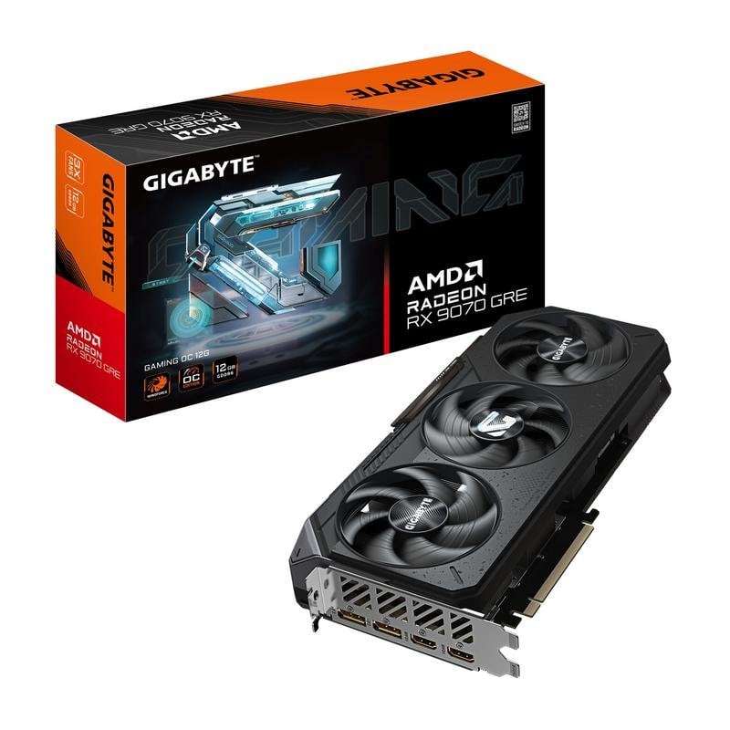 Tarjeta Gráfica Gigabyte Radeon RX 9070 GRE GAMING OC 12GB GDDR6