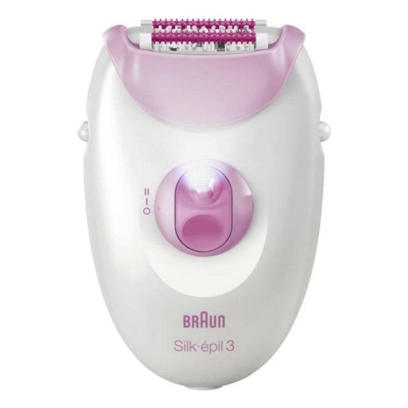 Depiladora Eléctrica Braun Silk-épil 3-000 Corriente 2 Velocidades Luz LED Masaje