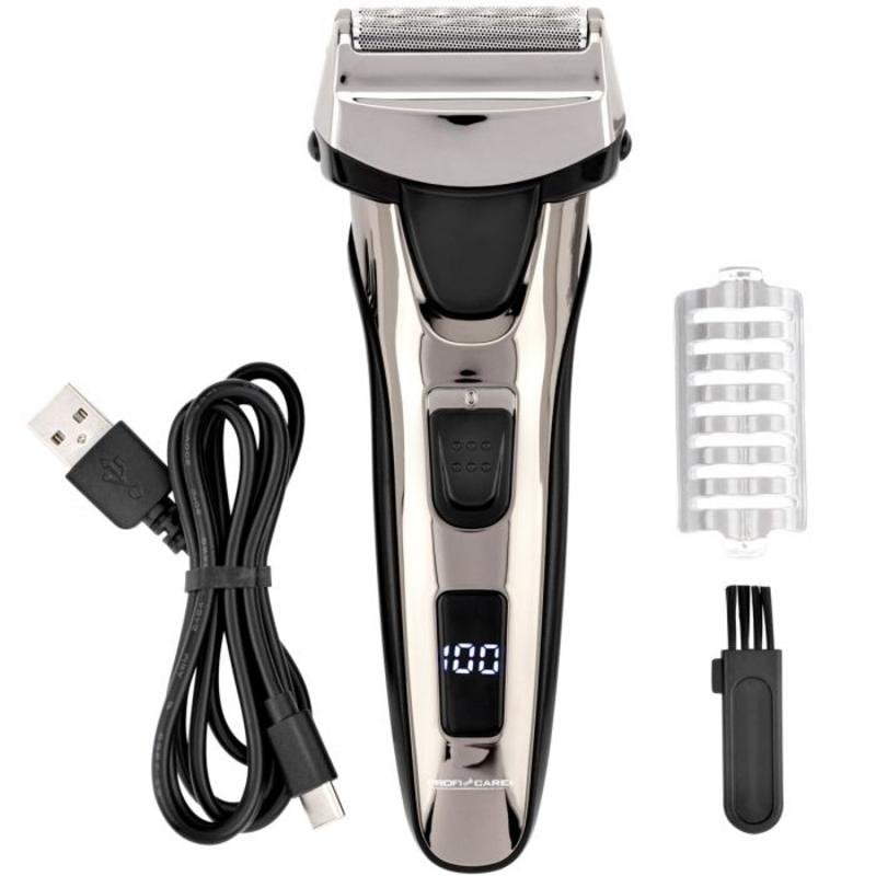 Afeitadora Facial ProfiCare PC-HR 3140 Inalámbrica 60min Seco Recortador Lámina Carga Rápida