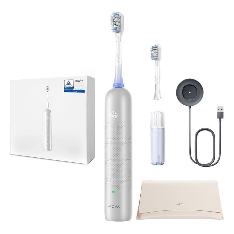 Cepillo de Dientes Oscilante Rotativo Mova Fresh Pro 4 Modos 2 Cabezales Bluetooth