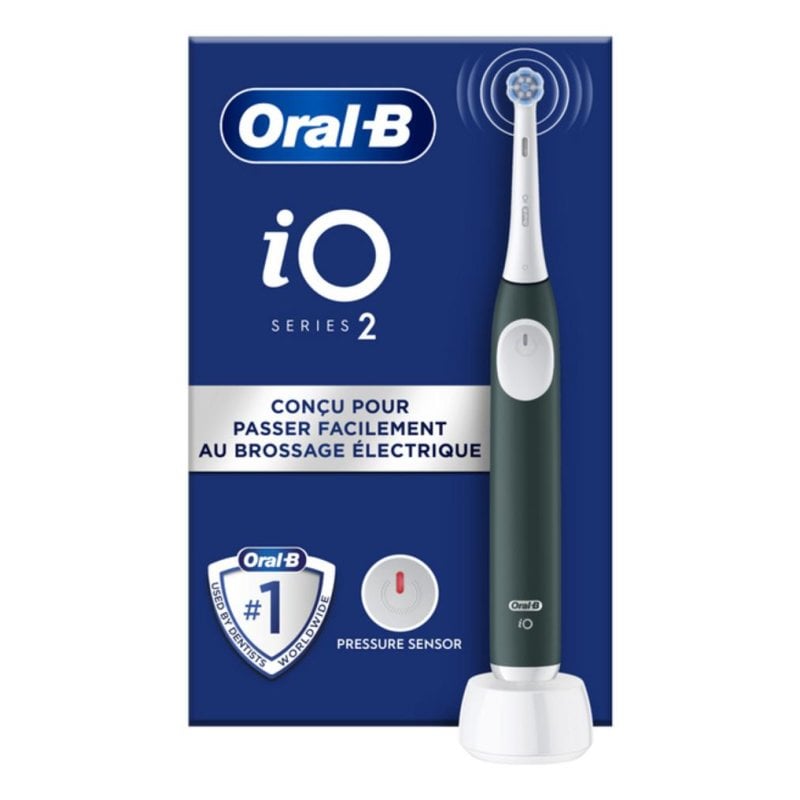 Spazzolino Elettrico Oscillante Rotativo Oral-B iO 2 3 Modalità 2 Testine Sensore Pressione Timer
