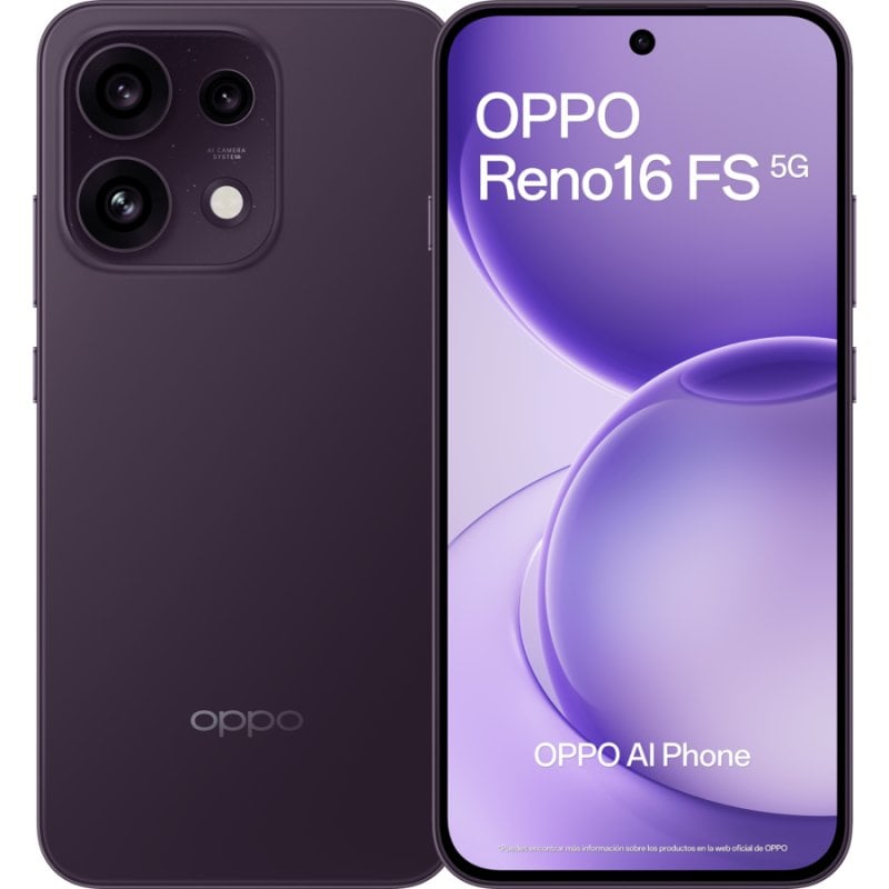 OPPO Reno16 FS 5G 8GB 512GB 6.57" Noir Violet