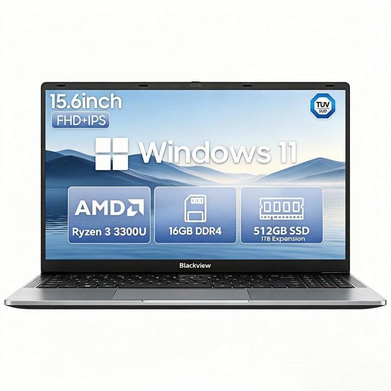 Portátil Blackview AceBook 6 15.6" AMD Ryzen 3 3300U 16GB 512GB SSD Radeon Vega 6 Windows 11 Home