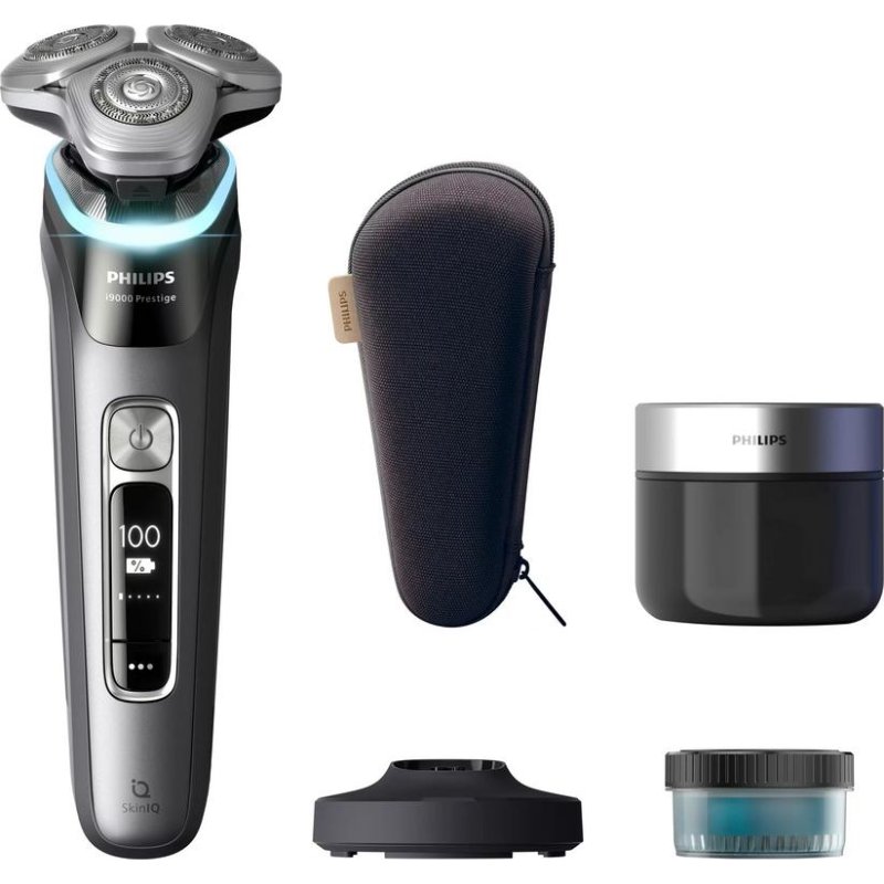 Philips i9000 Prestige Elektrorasierer Herren SkinIQ XP9202/30 Anthrazit 3-Tage-Bart Rasierer - Image 2