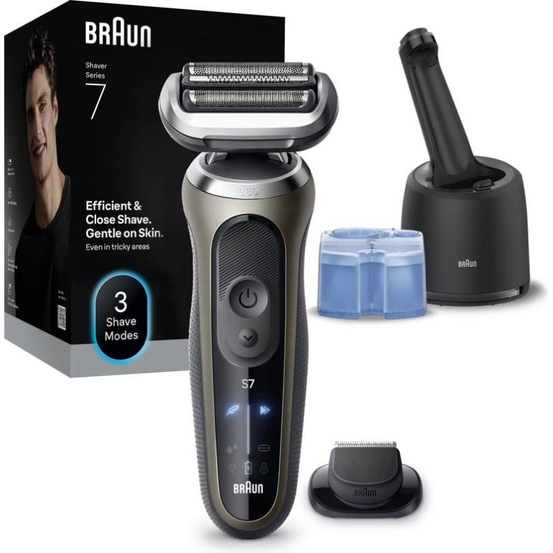 Braun Series 7 72 C7200cc rasoir électrique avec station de nettoyage et de charge Gold 1 pcs - vue 2