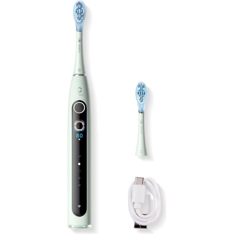 Brosse à Dents Sonique Clean Oclean X Pro 20 5 Modes 2 Embouts IA Minuteur