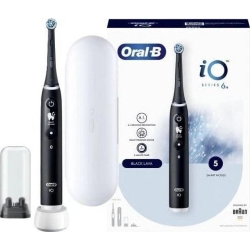Oszillierende Zahnbürste Oral-B iO Series 6 5 Modi Drucksensor Etui
