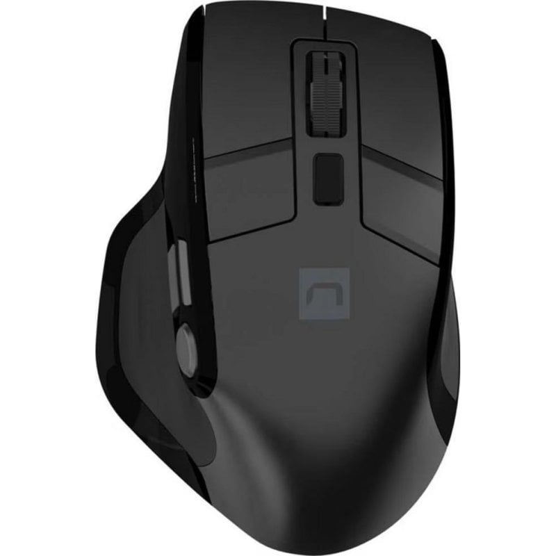 Maus Genesis Natec Jaguar Pro Bluetooth USB 4000 DPI Schwarz OLED