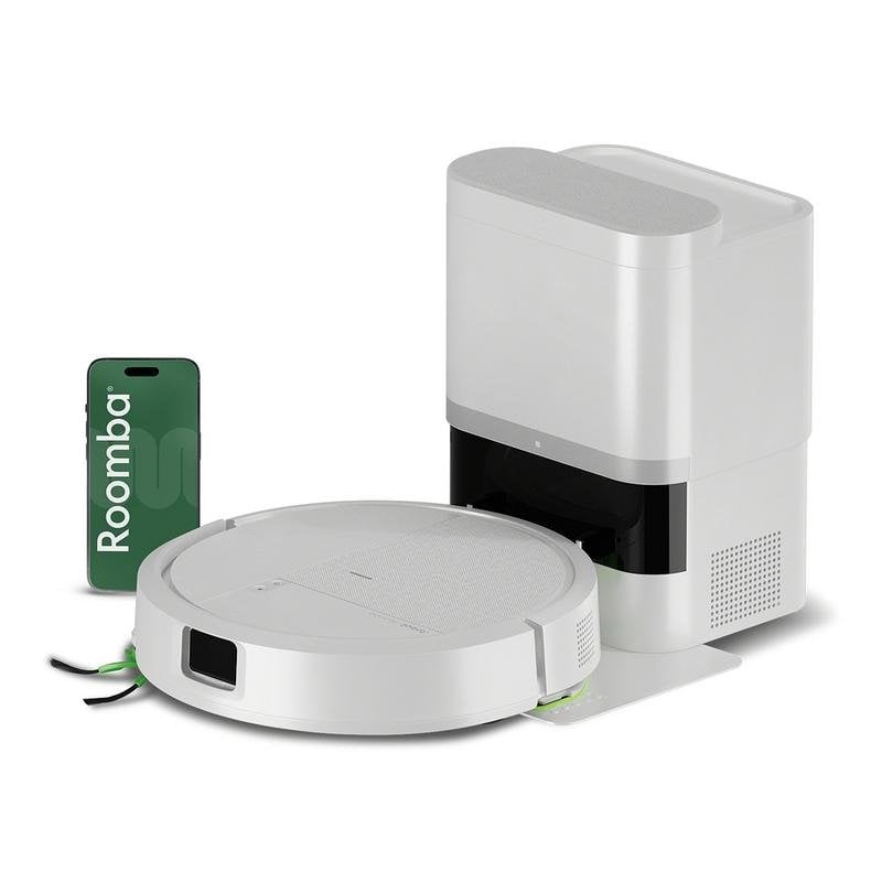 Robot Aspirador y Fregasuelos iRobot con Autovaciado Mapeo Wi-Fi 250 min Autonomía