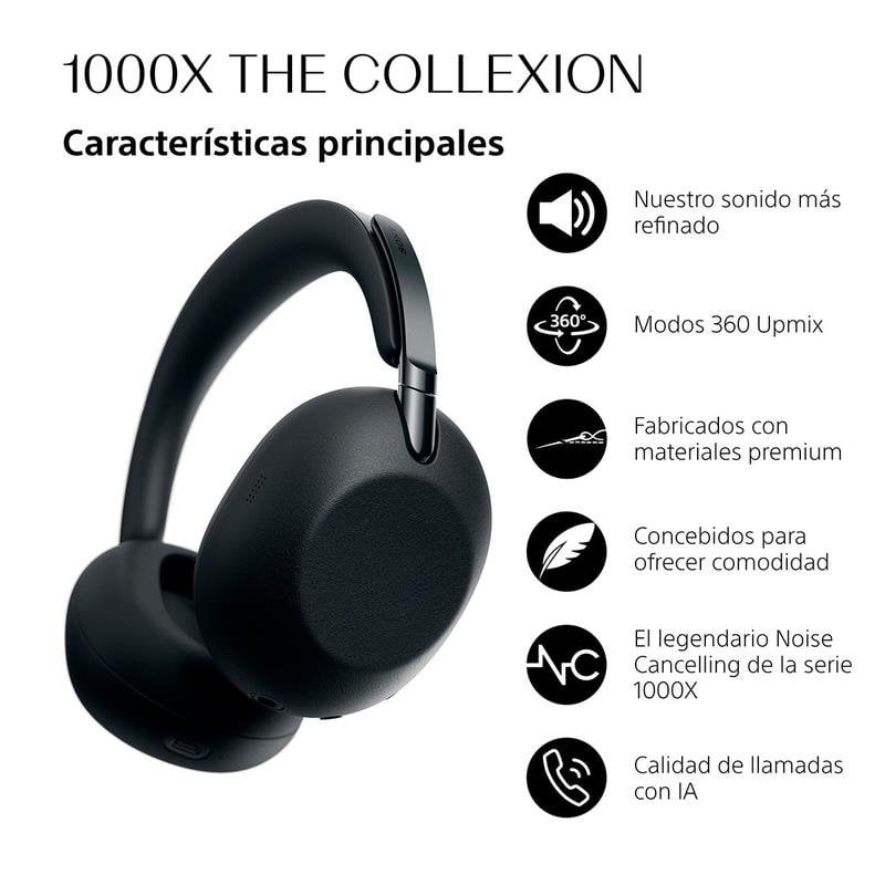 Sony Schwarz Kopfhörer 1000X The Collexion Kabellos Bluetooth 6.0 Mit Geräuschunterdrückung, Premium-Sound - Image 4