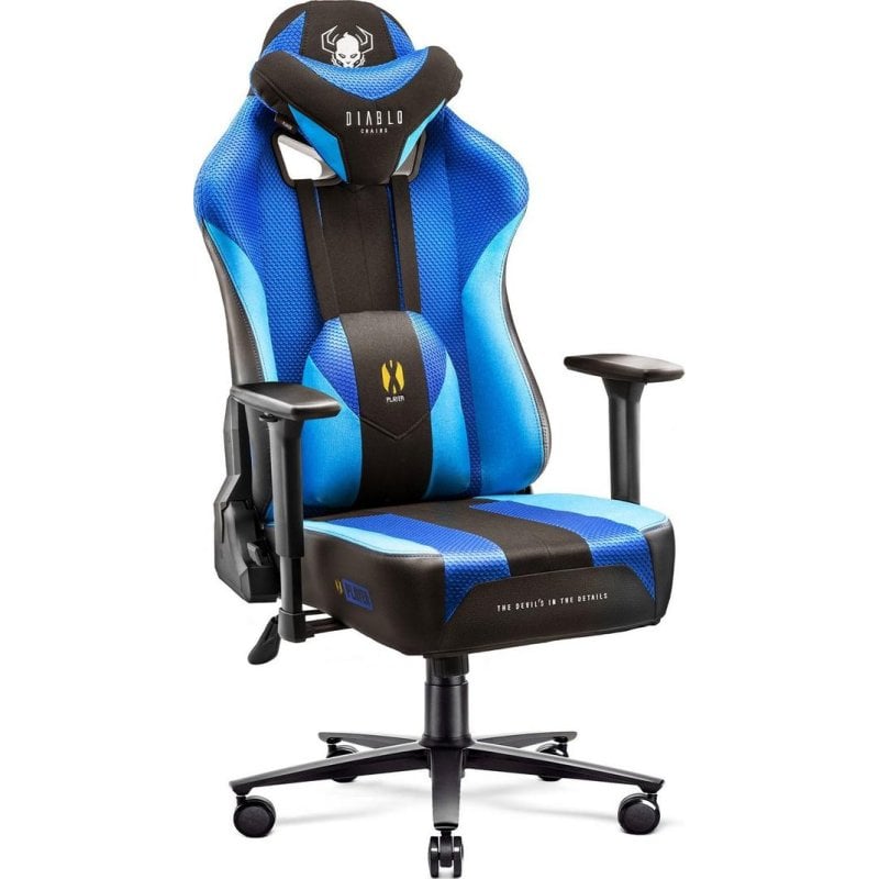Silla Gaming Diablo Chairs X-Player 2.0 Frost Black King Size