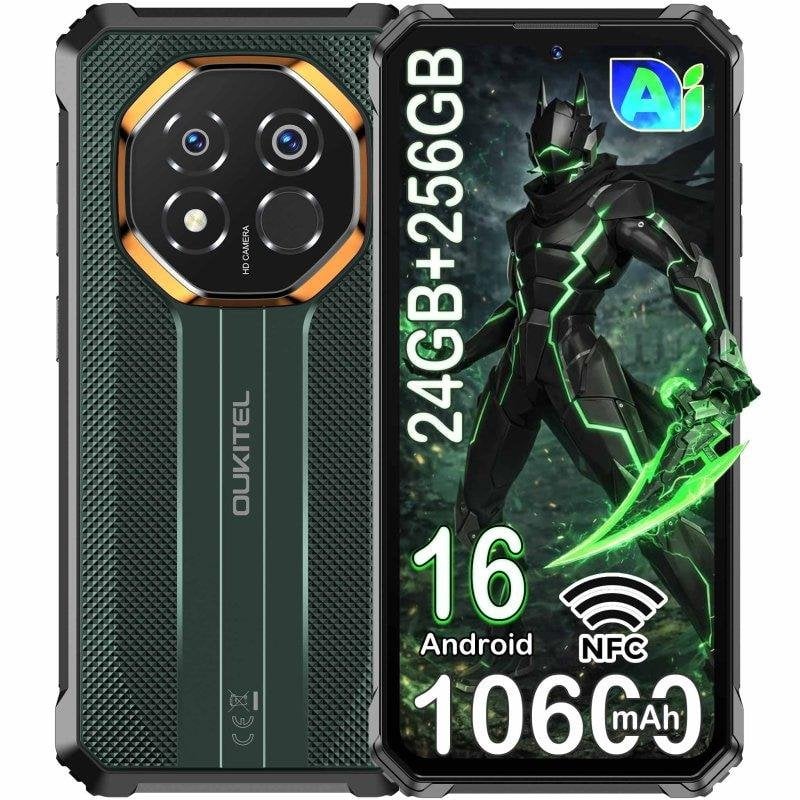 Oukitel G7 4G 8GB 256GB 6.52" Verde