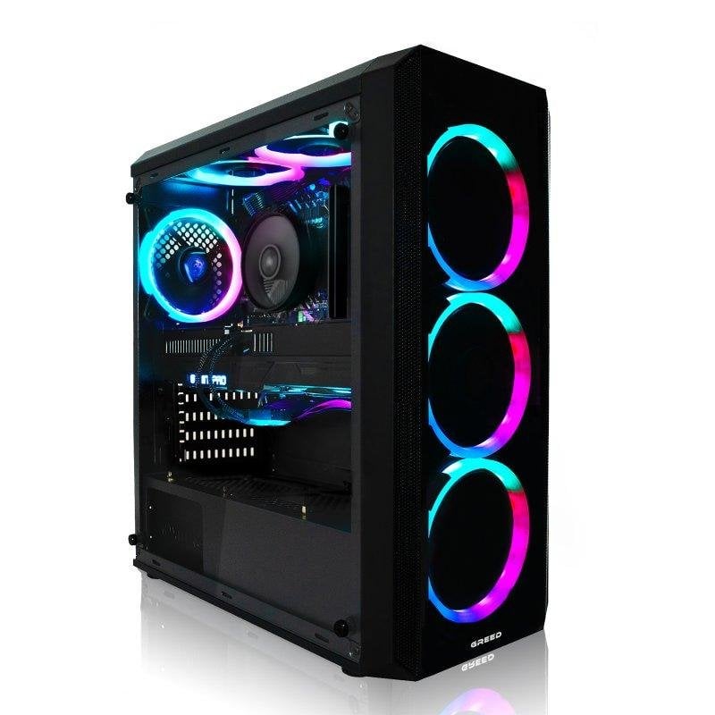 GREED MK2 Power Gaming PC / Ordinateur Intel Core i7 Nvidia Geforce RTX 5060 Ti RAM DDR4 SSD PC Gamer avec WiFi + Windows 11 Pro Neuf - vue 7