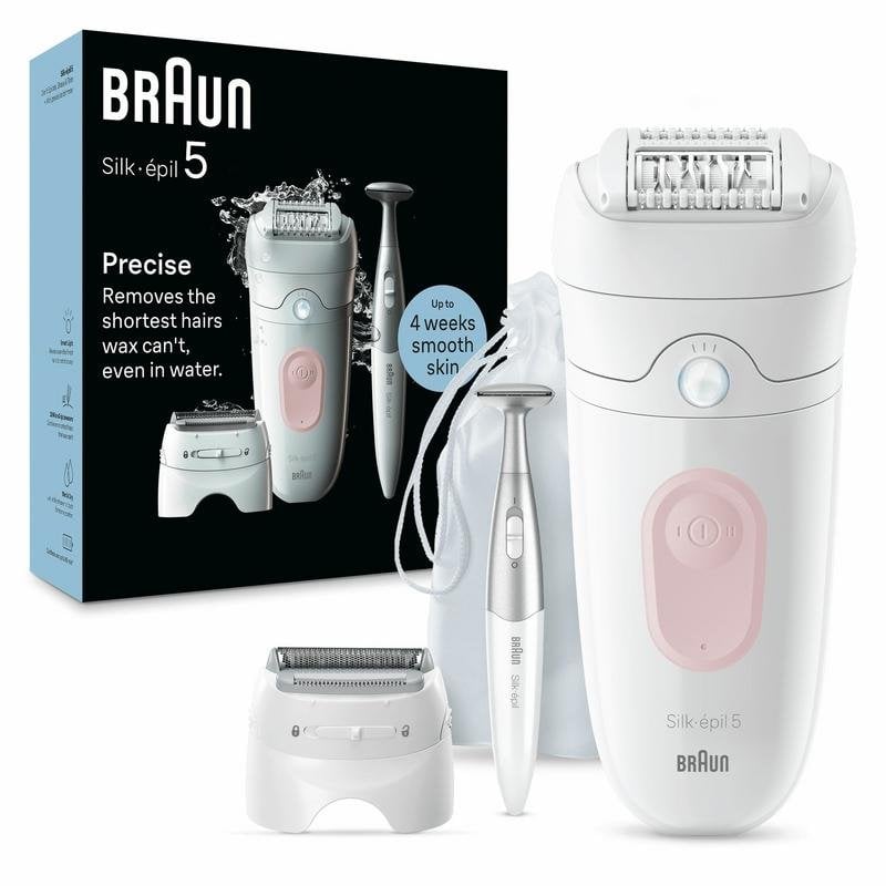 Epilatore Elettrico Braun Silk-épil 5 5-230 Senza Fili 2 Velocità Wet & Dry Epilatore Elettrico Braun Silk-épil 5 5-230 Senza Fili 2 Velocità Wet & Dry