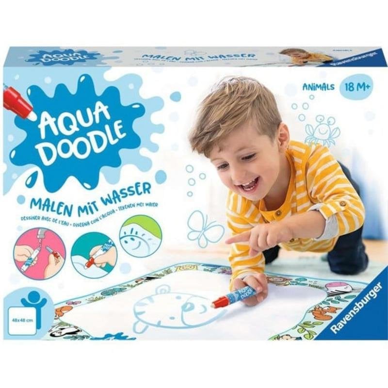 Ravensburger Aquadoodle Animals 4564 Kit de Peinture pour Enfants à partir de et Plus avec Tapis et Stylo Jouet à partir de 1