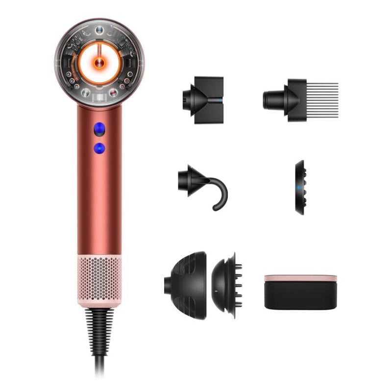 Sèche-cheveux Professionnel Dyson Supersonic Nural 1600W 3 Températures 3 Vitesses avec Accessoires Rose