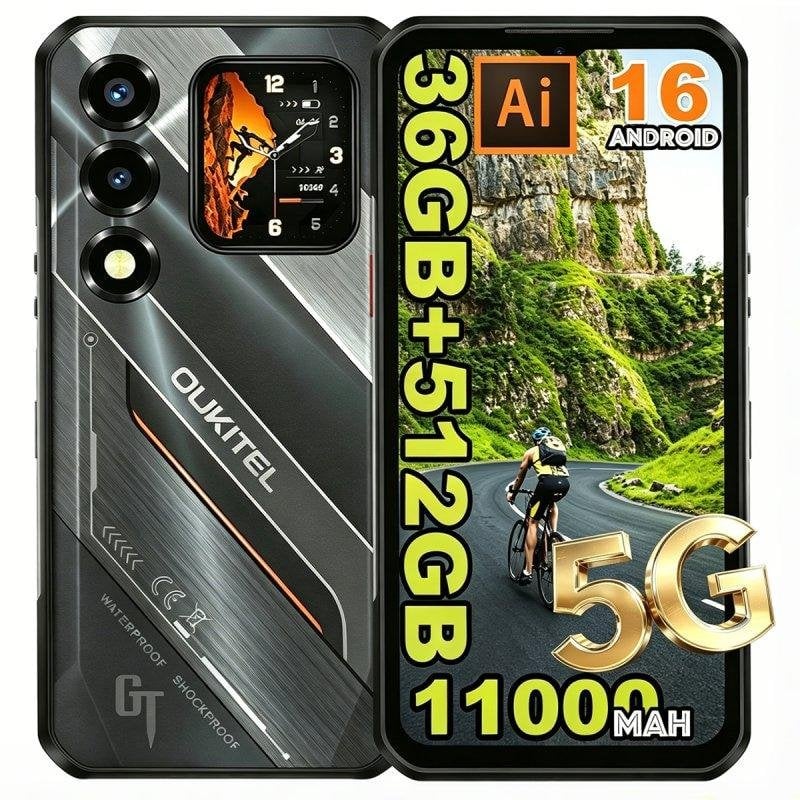 Oukitel WP66 5G 12GB 512GB 6.58" Schwarz