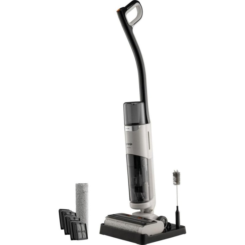 Aspiradora sin Cable Gorenje SFC216100G 180W 20 min Seca y húmeda Acero inoxidable
