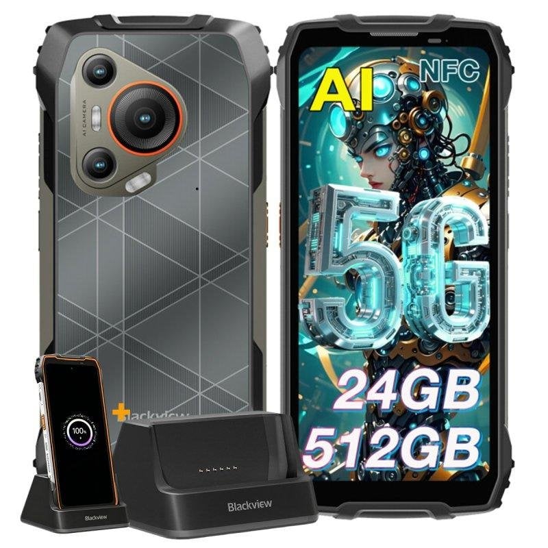 Blackview BL7000 5G 8GB 6.78" 512GB Schwarz 50MP Kamera